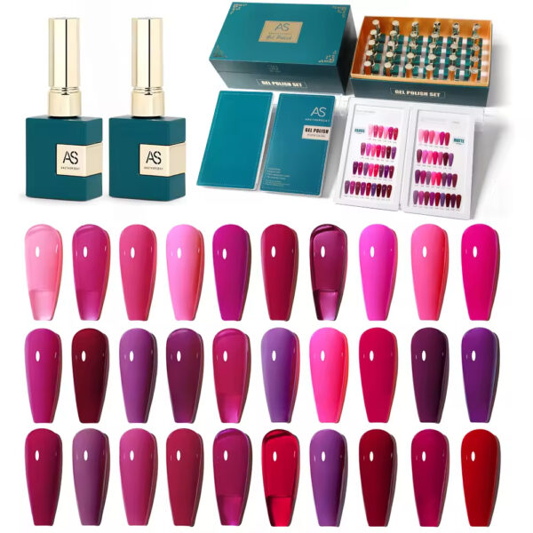 30 Color gel polish set-MZS - Image 2