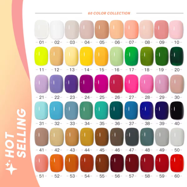 60 Color Gel Polish - Image 3