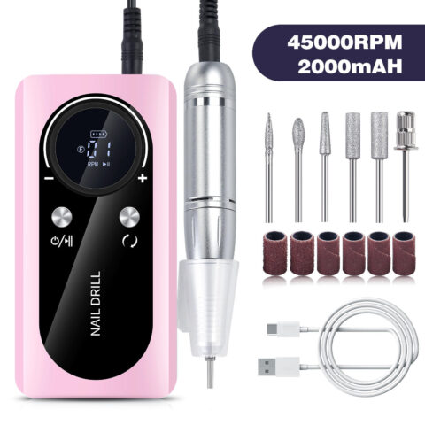 -45000RPM LCD Display Nail Drill